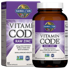 Garden of Life Vitamin Code RAW Zinc (60 capsules)