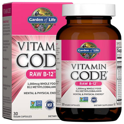Garden of Life Vitamin Code RAW B-12 (30 capsules)