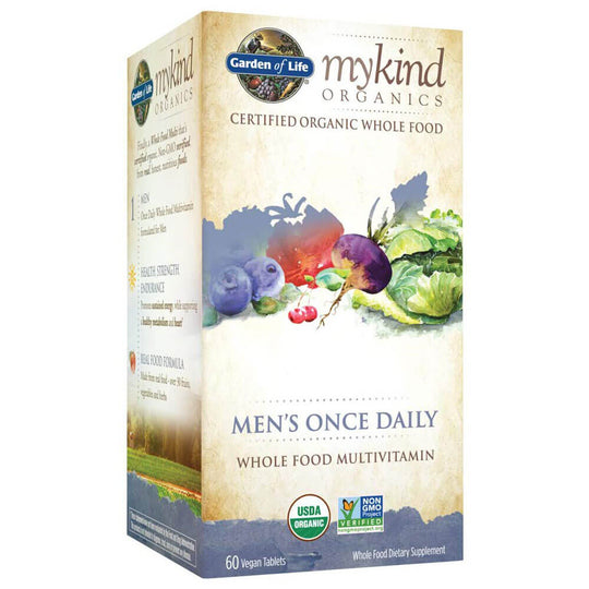 Garden of Life Mykind Organics Men's Once Daily Multivitamin (60 tablets)