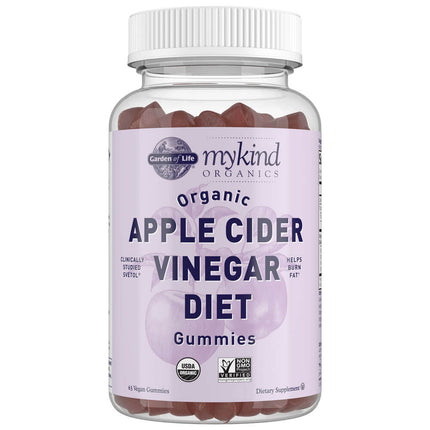 Garden of Life mykind Organics Apple Cider Vinegar Diet Gummies (60 gummies)