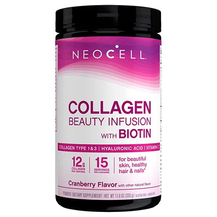 NeoCell Beauty Infusion Collagen - Cranberry (11.6 oz)