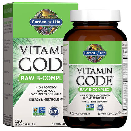 Garden of Life Vitamin Code RAW B-Complex (120 capsules)