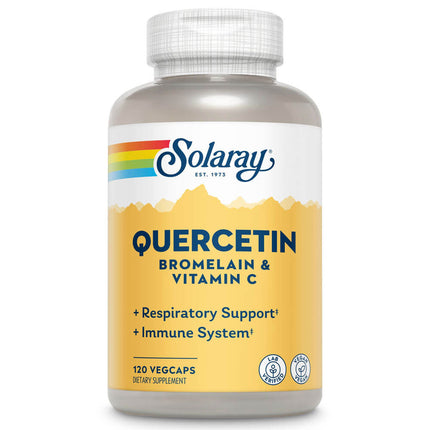 Solaray QBC Plex, Quercetin & Bromelain + Vitamin C (120 VegCap)