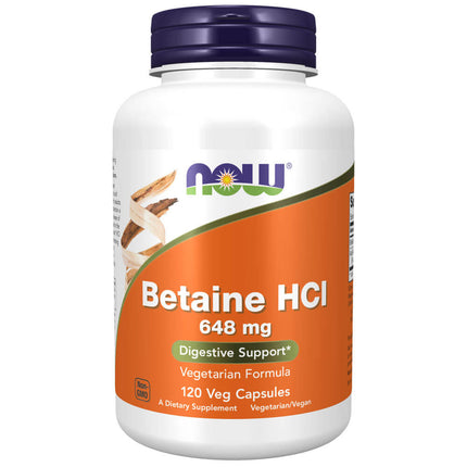 NOW Betaine HCl (120 capsules)