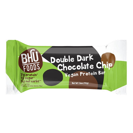 Bhu Fit Protein Bar - Double Dark Chocolate Chip (box of 12)