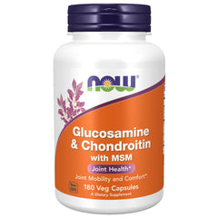 NOW Glucosamine & Chondroitin with MSM (180 capsules)