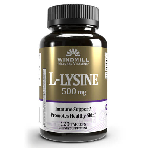 Windmill L-Lysine HCl 500mg (120 tablets)