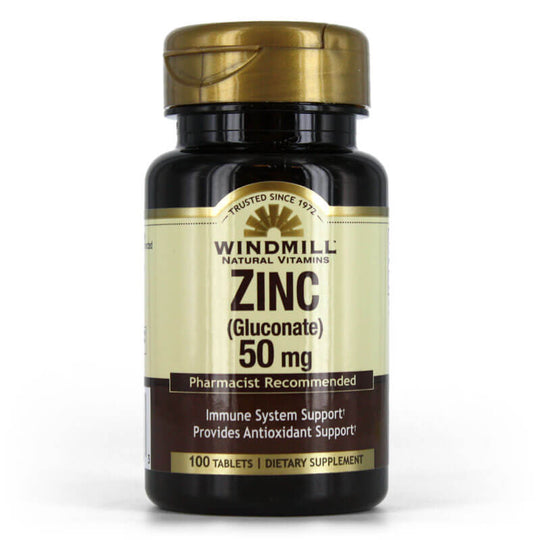 Windmill Zinc Gluconate 50mg (100 tablets)