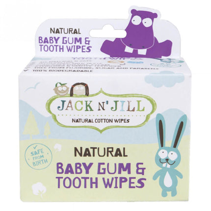 Jack N' Jill Natural Baby Gum & Tooth Wipes (25 wipes)