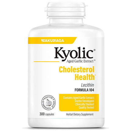 Kyolic Aged Garlic - Cholesterol Formula 104 (300 capsules)