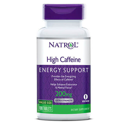 Natrol High Caffeine 200mg (100 tablets)