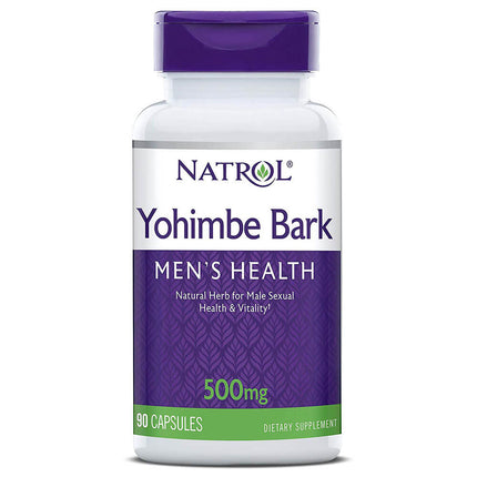 Natrol Yohimbe Bark 500mg (90 capsules)