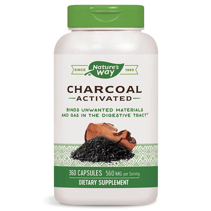 Nature's Way Activated Charcoal (360 capsules)