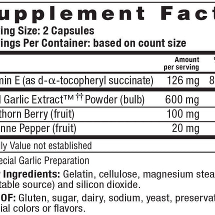Kyolic Aged Garlic Extract - Circulation Formula 106 (200 capsules)