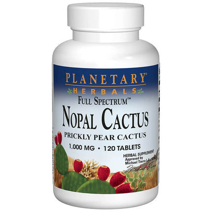Planetary Herbals Full Spectrum Nopal Cactus (120 tablets)