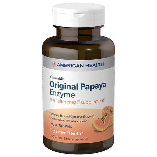 American Health Original Papaya Enzyme (250 chewable tablets)