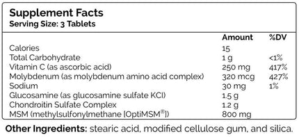 Source Naturals Glucosamine Chondroitin Complex With MSM (120 tablets)