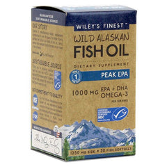 Wiley's Finest Wild Alaskan Fish Oil Peak EPA (30 softgels)