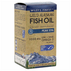 Wiley's Finest Wild Alaskan Fish Oil Peak EPA (60 softgels)