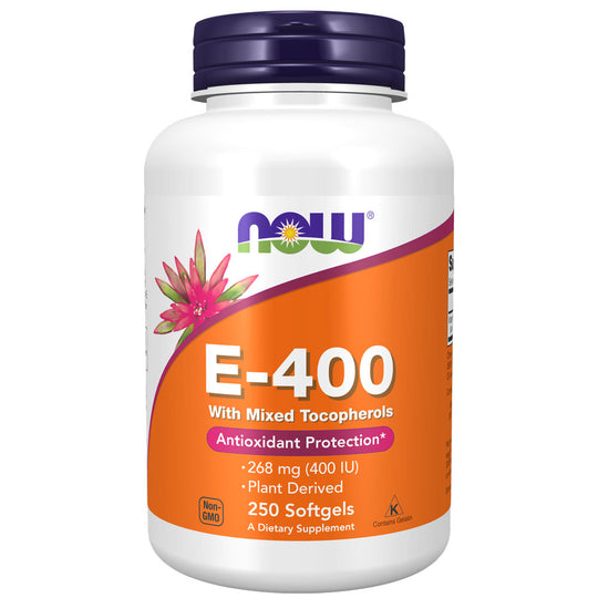 NOW Natural E-400 (250 softgels)