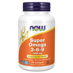 NOW Super Omega 3-6-9 1200mg (90 softgels)