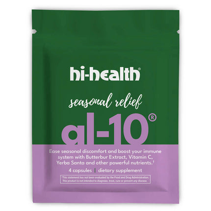Trial Pack - Hi-Health AL-10 Seasonal Relief (4 capsules)