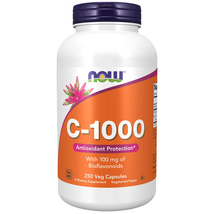 NOW Vitamin C-1000 (250 veg capsules)