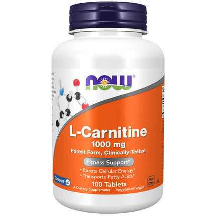 NOW L-Carnitine 1000mg (100 tablets)