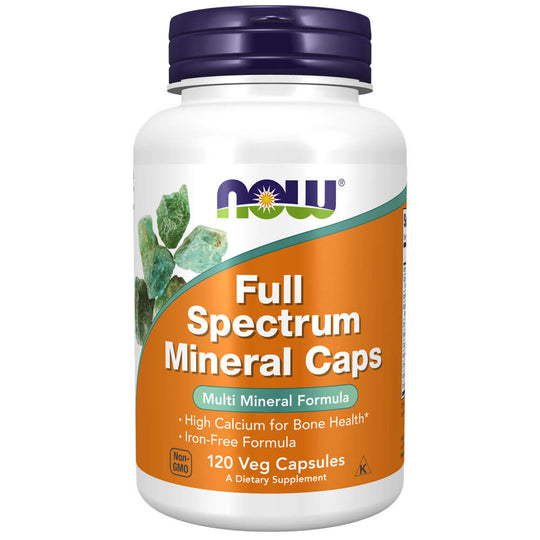 NOW Full Spectrum Multi-Mineral Caps (120 veg capsules)