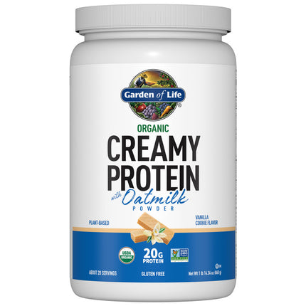 Garden of Life Organic Creamy Protein with Oatmilk - Vanilla (20 servings)