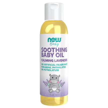 NOW Baby Soothing Baby Oil - Calming Lavender (4 fl oz)