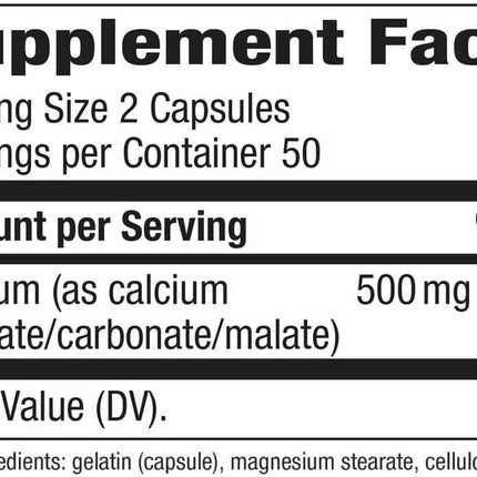 Nature's Way Calcium Citrate Complex (100 capsules)